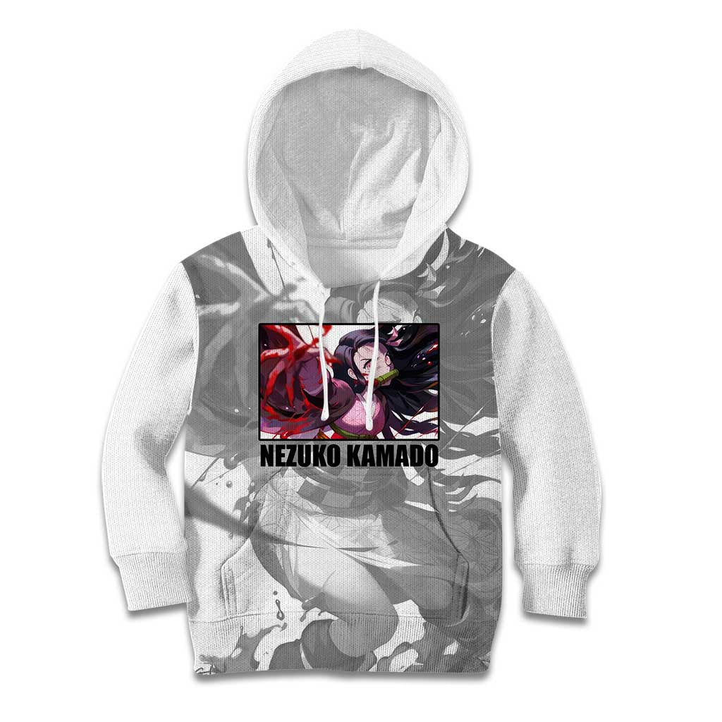 Nezuko Kamado - Demon Slayer Kid Hoodie Anime Style