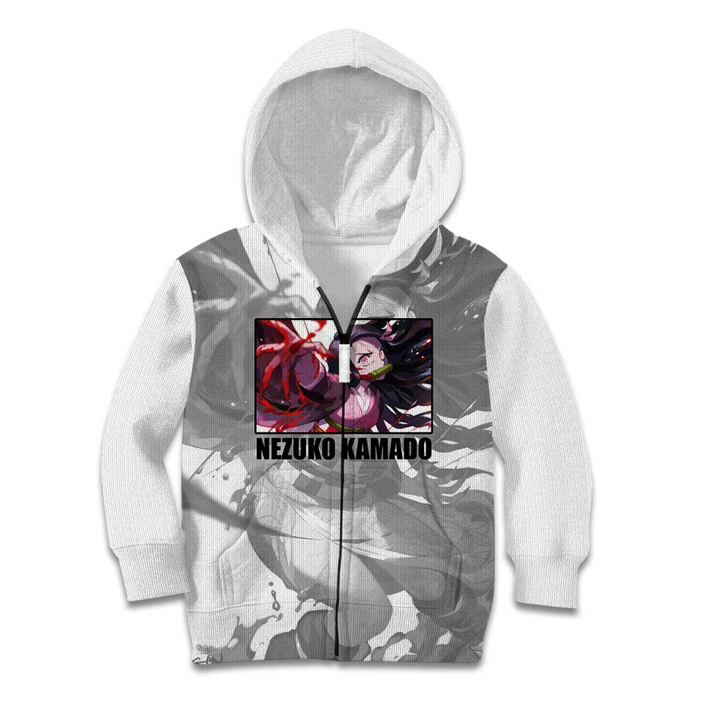 Nezuko Kamado - Demon Slayer Kid Hoodie Anime Style