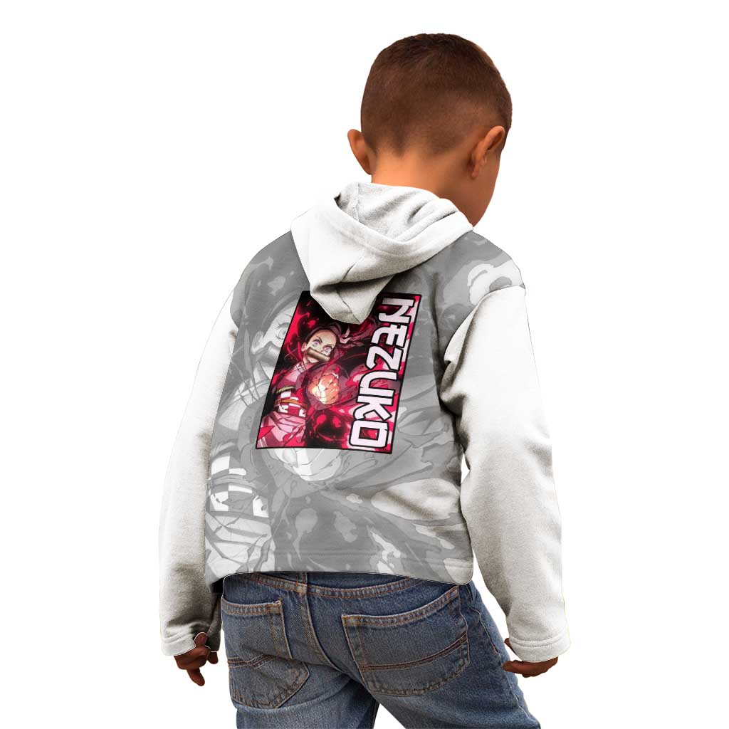 Nezuko Kamado - Demon Slayer Kid Hoodie Anime Style