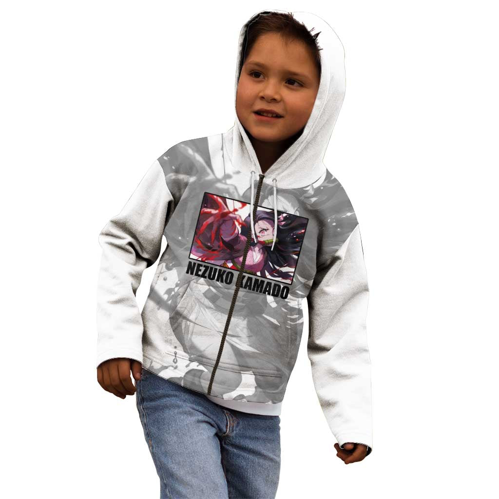 Nezuko Kamado - Demon Slayer Kid Hoodie Anime Style