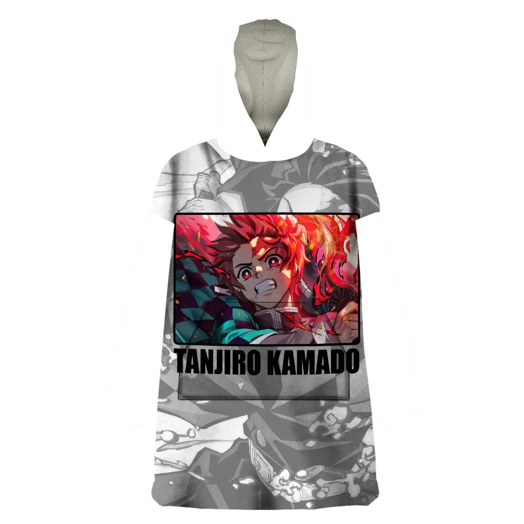 Tanjiro Kamado - Demon Slayer Wearable Blanket Hoodie Anime Style
