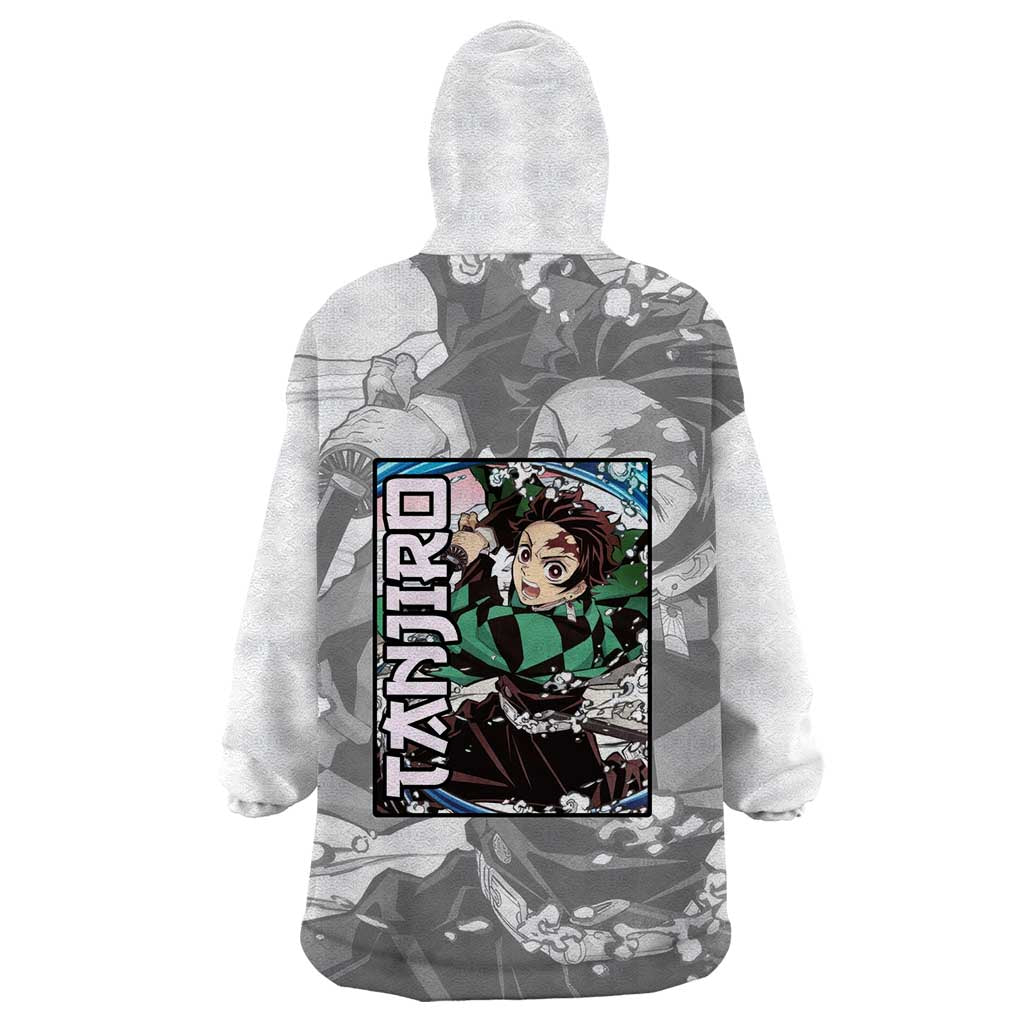 Tanjiro Kamado - Demon Slayer Wearable Blanket Hoodie Anime Style