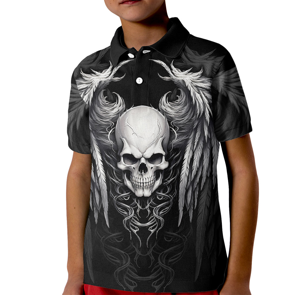 skull-and-wings-kid-polo-shirt-even-the-devil-was-once-an-angel