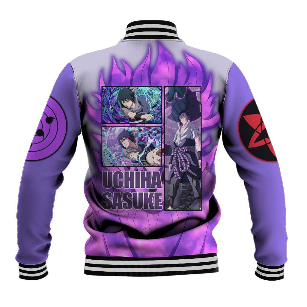 Uchiha Sasuke Naruto Shippuden Baseball Jacket Anime Style