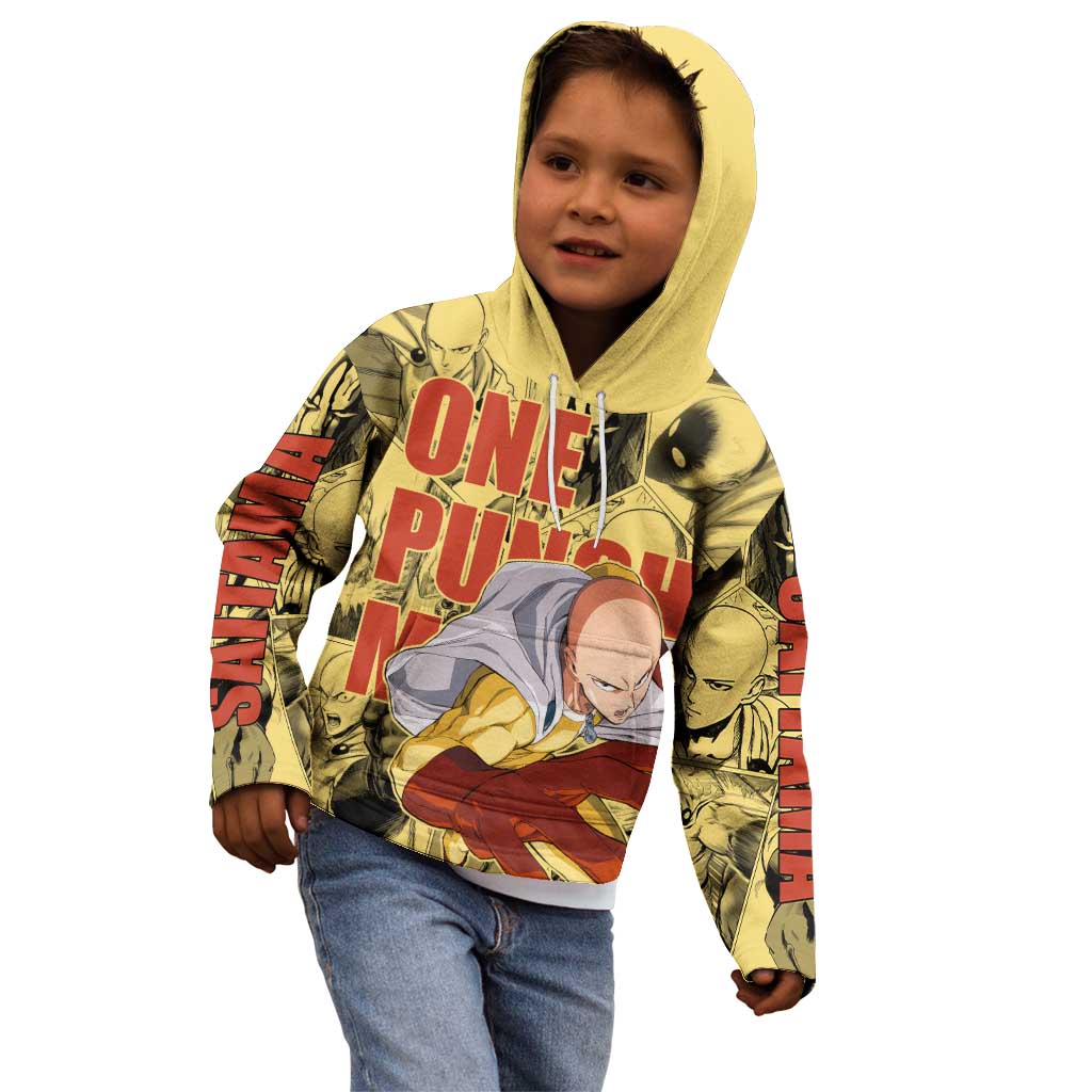 Saitama - One Punch Man Kid Hoodie Anime Style