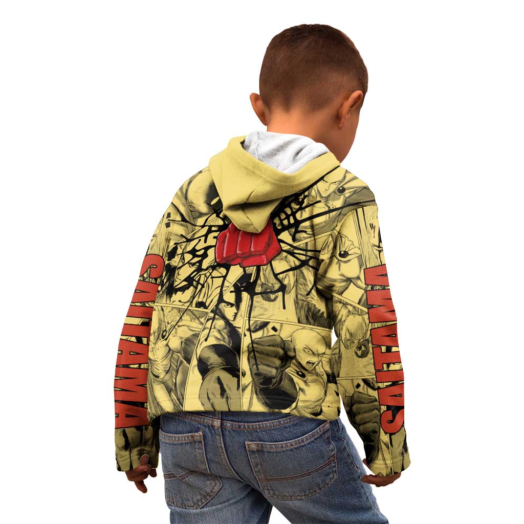 Saitama - One Punch Man Kid Hoodie Anime Style