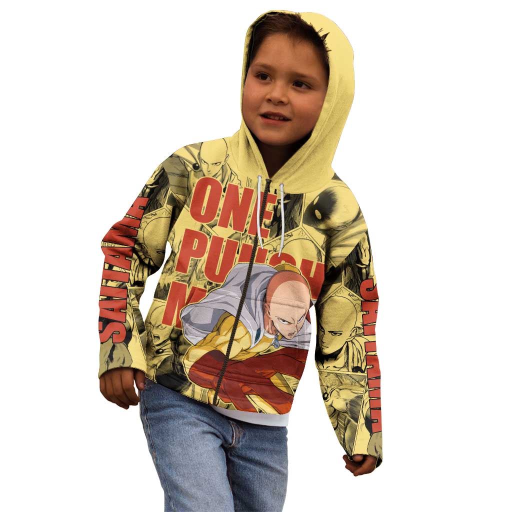 Saitama - One Punch Man Kid Hoodie Anime Style