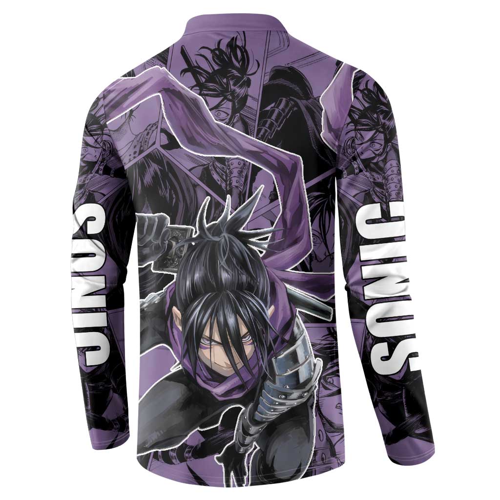 Sonic - Sonic Button Sweatshirt Anime Style