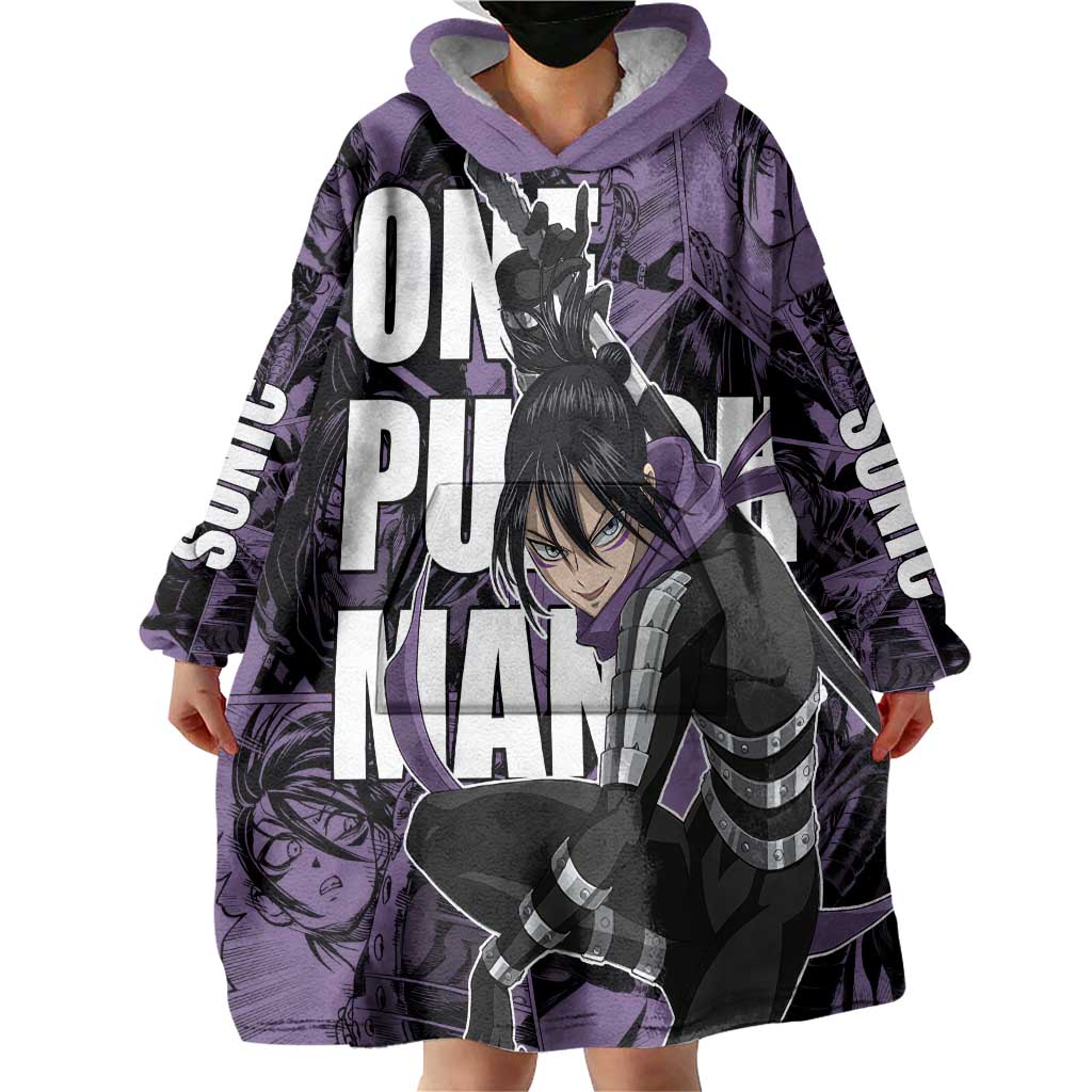 Sonic - Sonic Wearable Blanket Hoodie Anime Style