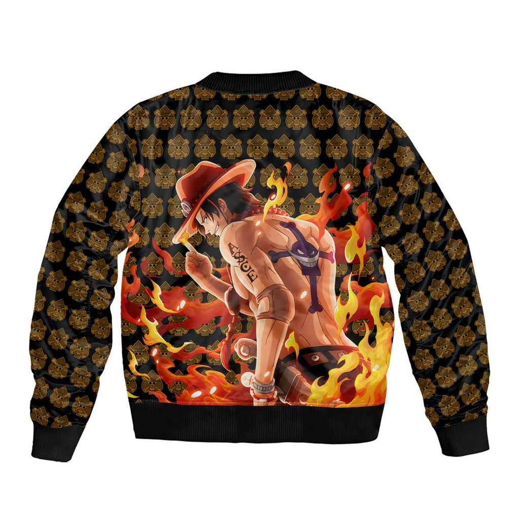 Portgas D. Ace - Fire Fist - One Piece Bomber Jacket Anime Style