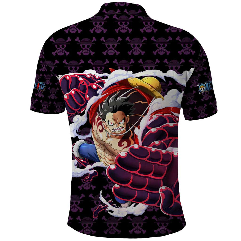 Luffy Gear 4 - One Piece Polo Shirt Anime Pattern Mix Style