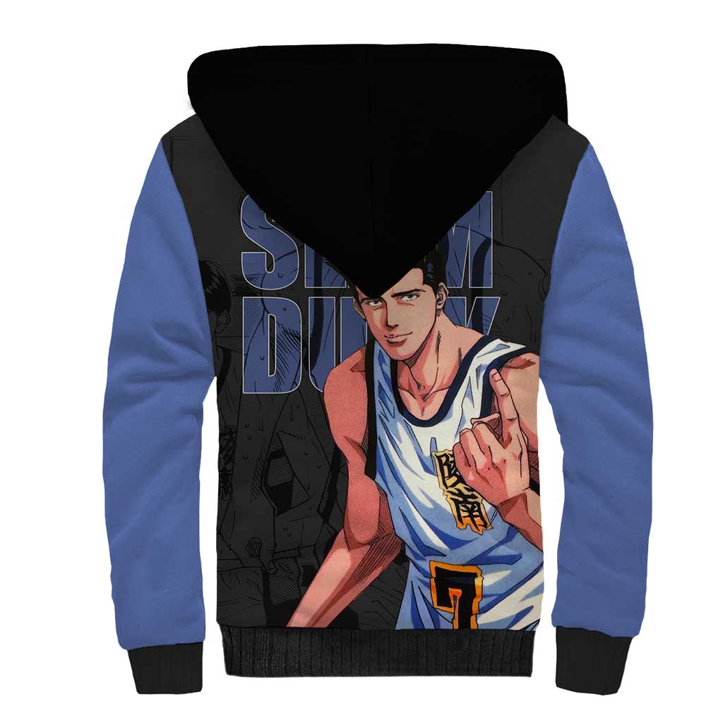 Akira Sendoh - Slam Dunk Sherpa Hoodie Anime Style