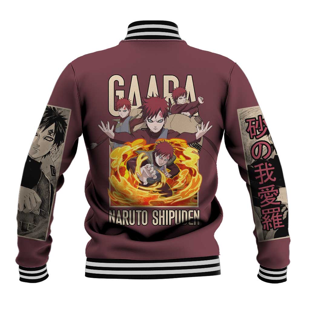 Gaara Naruto Shippuden Baseball Jacket Anime Style
