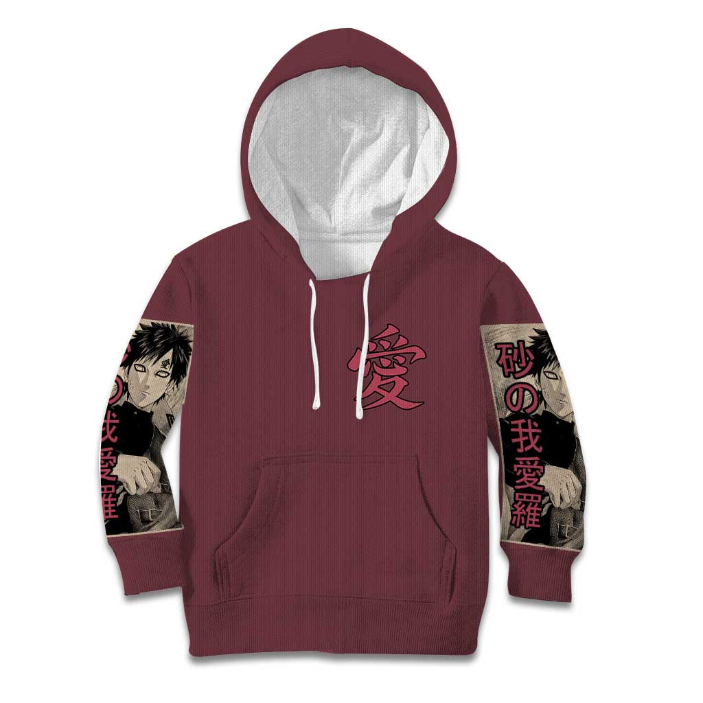 Gaara Naruto Shippuden Kid Hoodie Anime Style