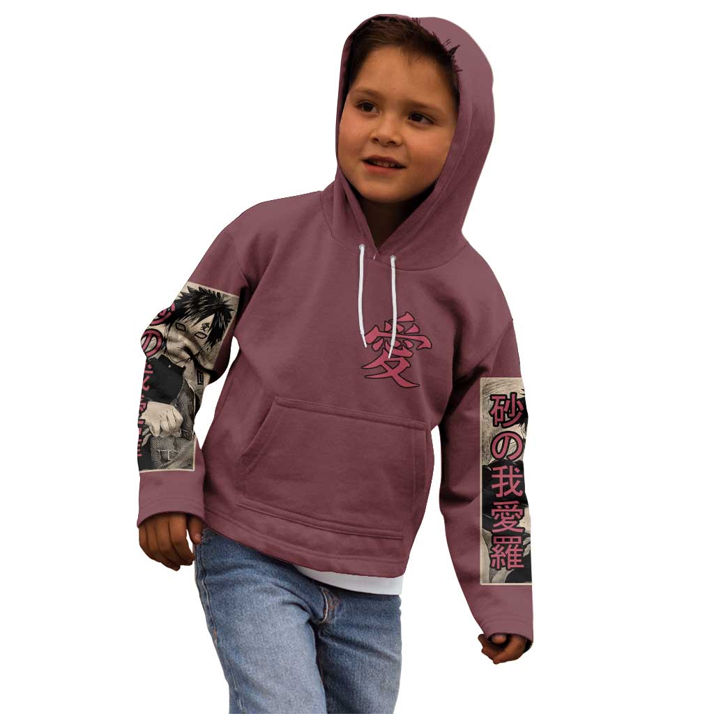 Gaara Naruto Shippuden Kid Hoodie Anime Style