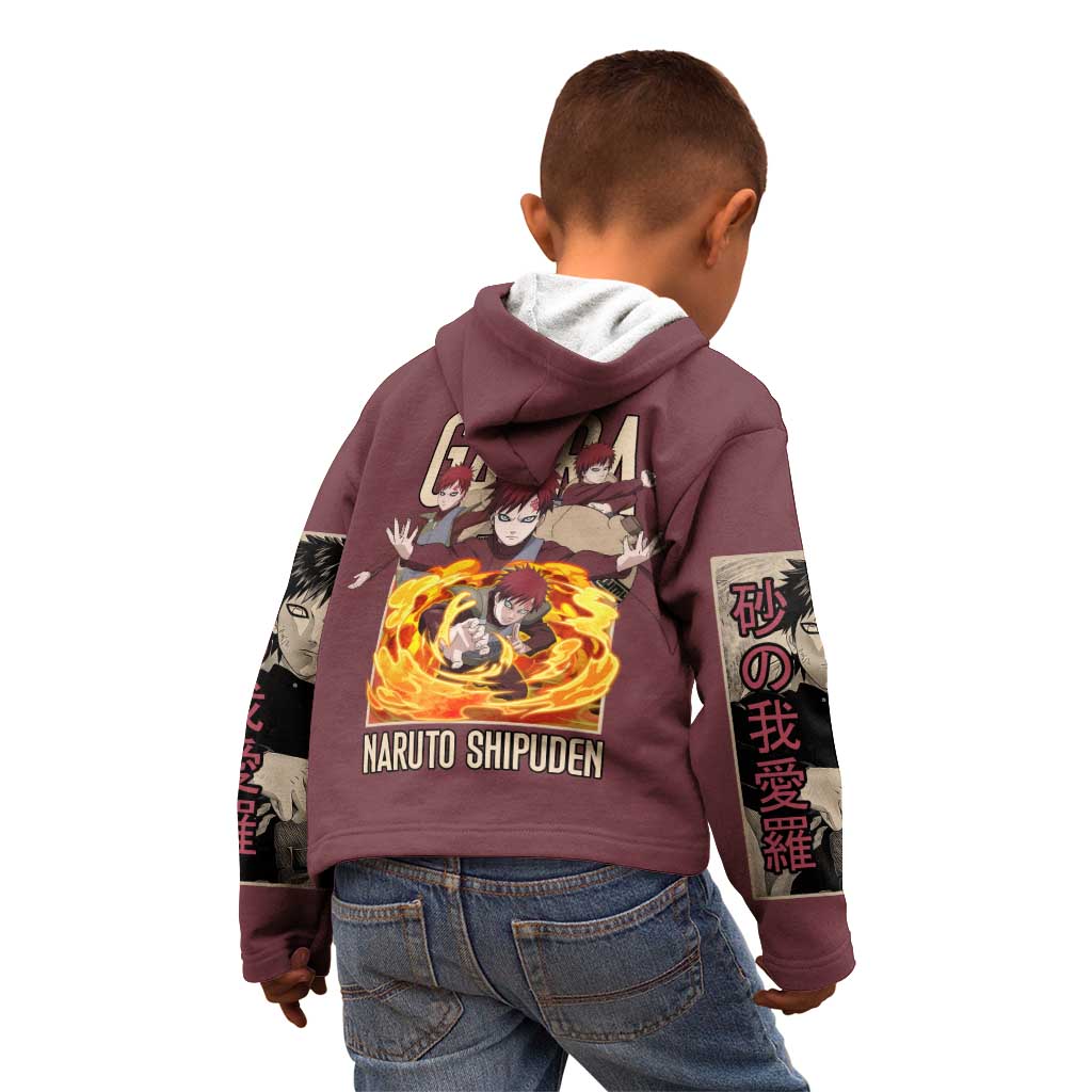 Gaara Naruto Shippuden Kid Hoodie Anime Style