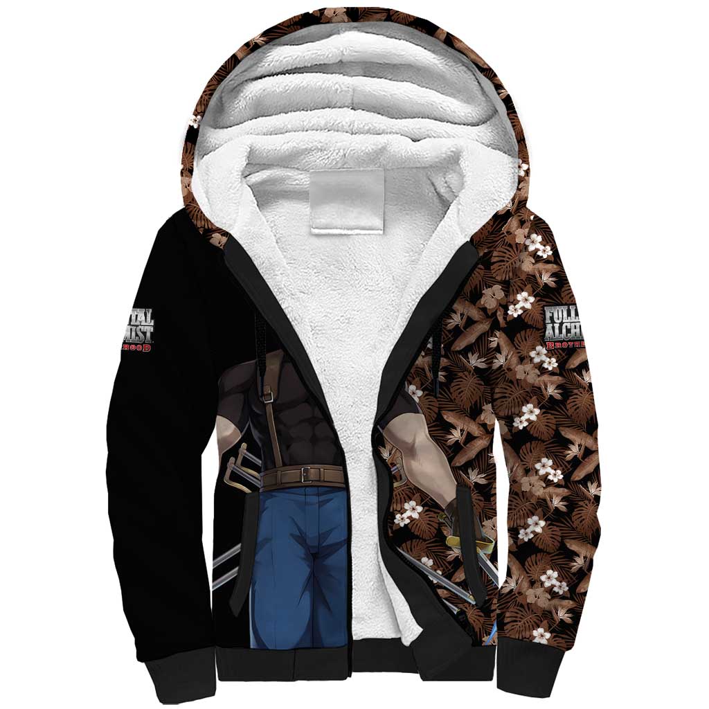 King Bradley - Fullmetal Alchemist Sherpa Hoodie Anime Style