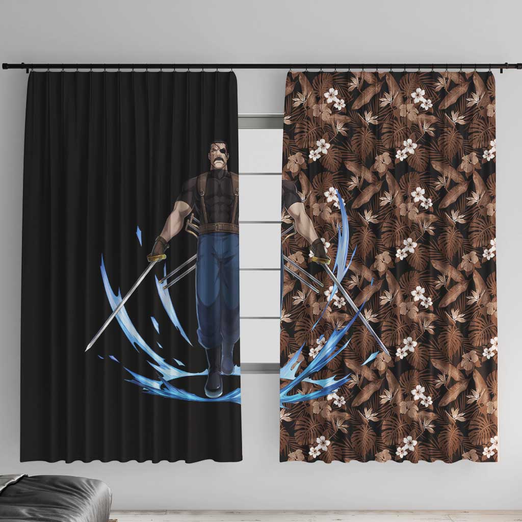 King Bradley - Fullmetal Alchemist Window Curtain Anime Style