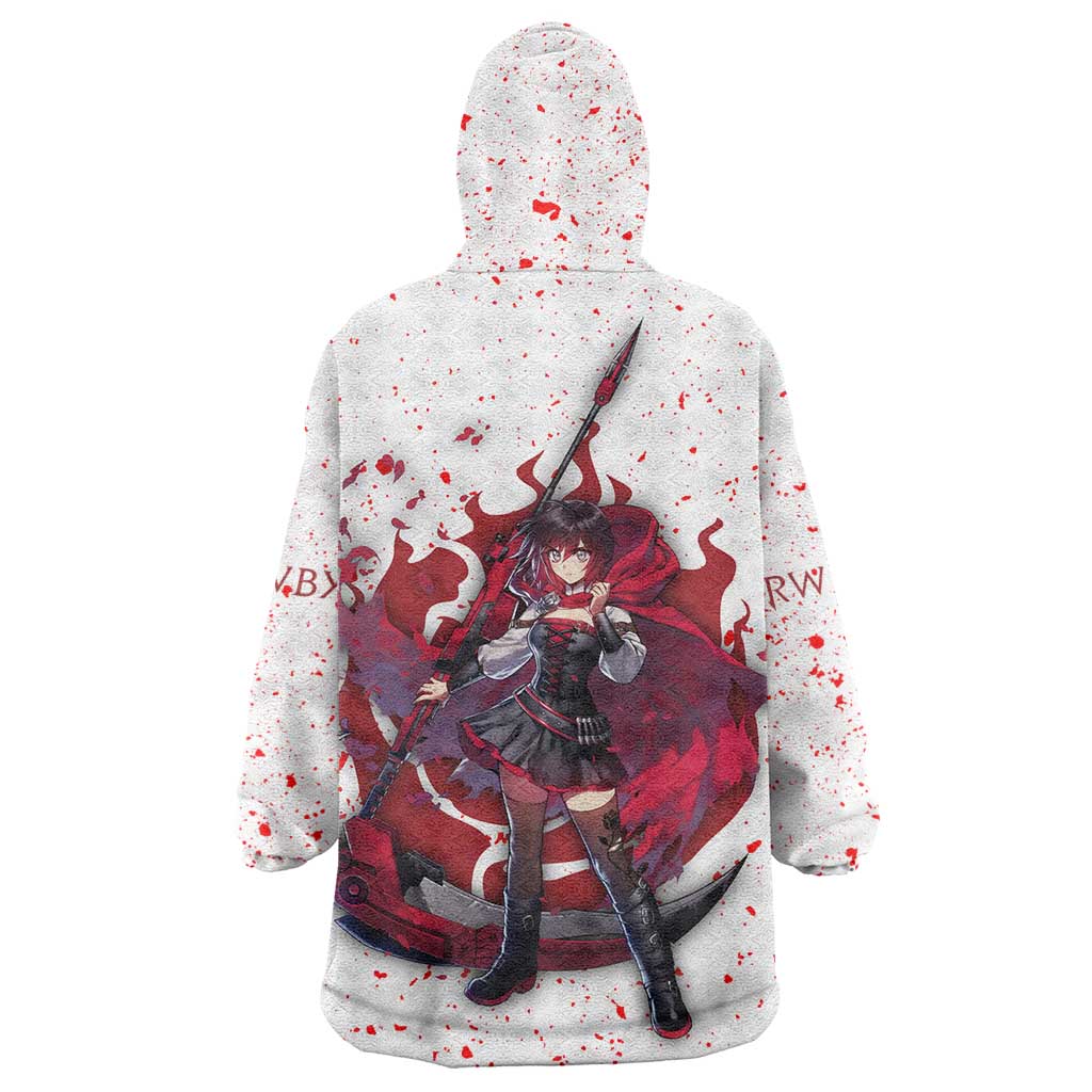 Ruby Rose - RWBY Wearable Blanket Hoodie Anime Style