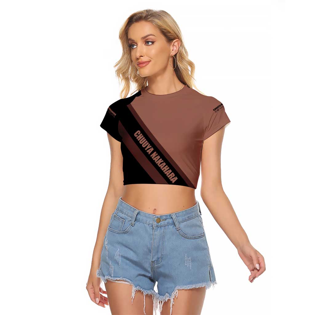 Chuuya Nakahara Raglan Cropped T Shirt Anime Style