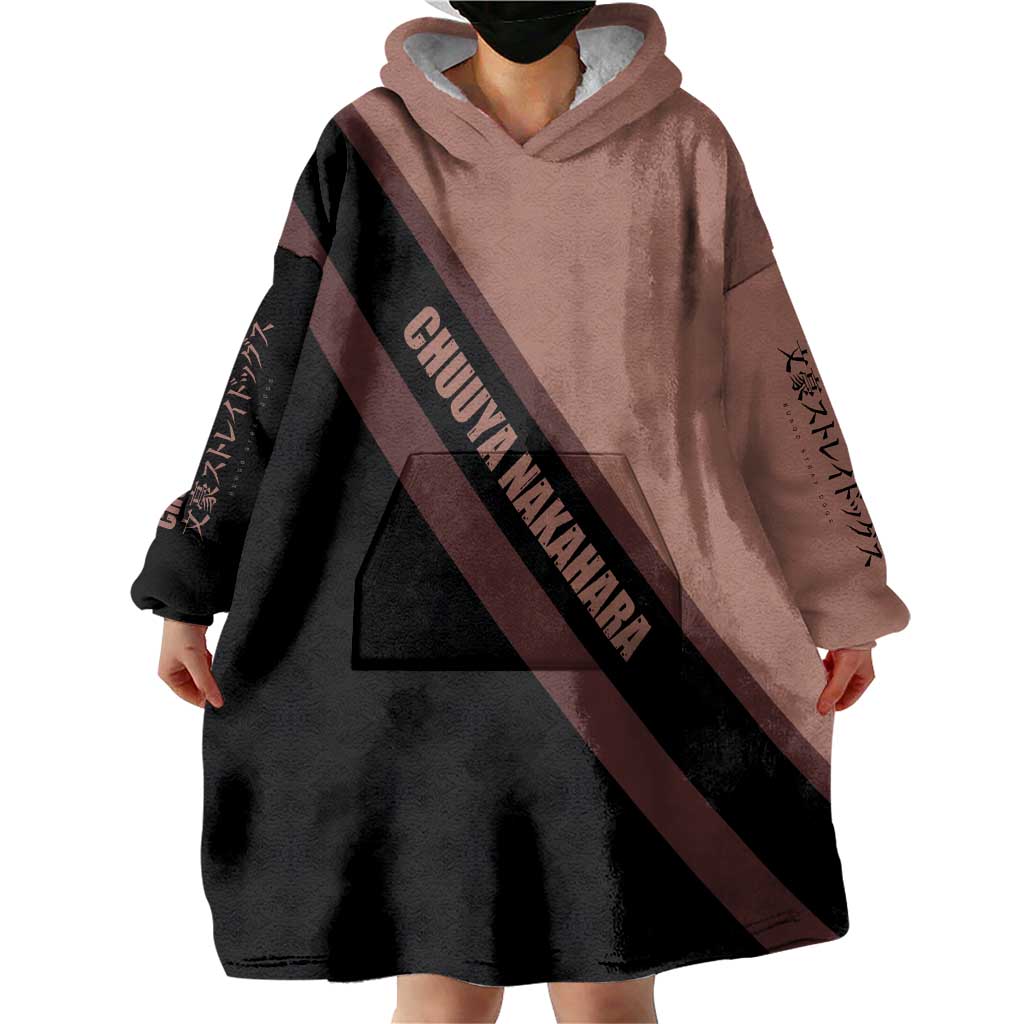 Chuuya Nakahara Wearable Blanket Hoodie Anime Style