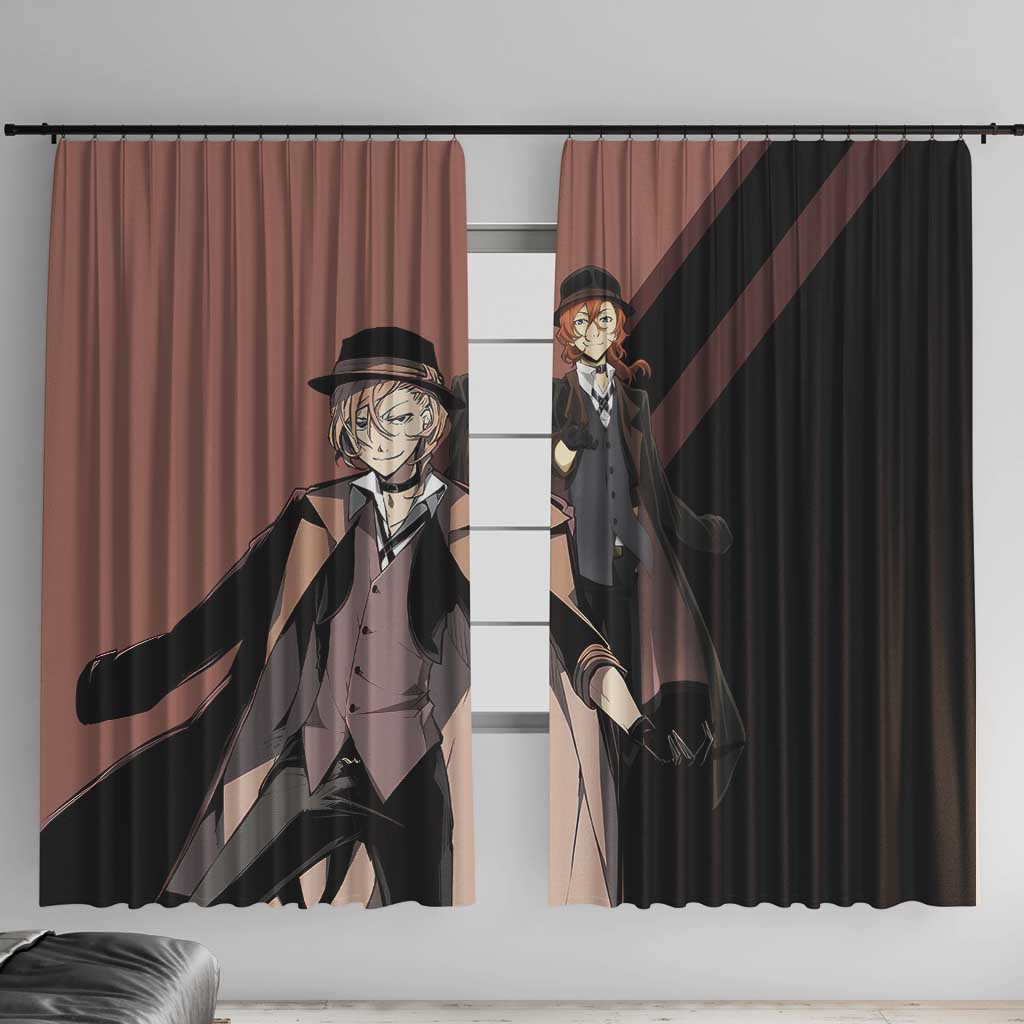 Chuuya Nakahara Window Curtain Anime Style