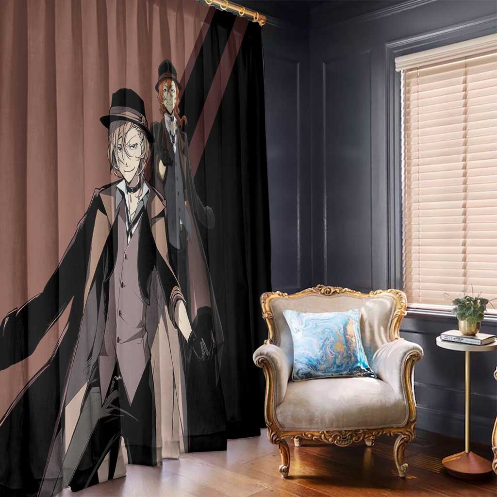 Chuuya Nakahara Window Curtain Anime Style