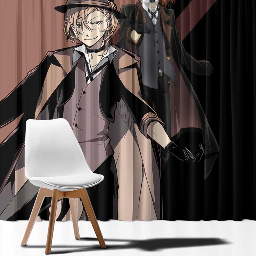 Chuuya Nakahara Window Curtain Anime Style