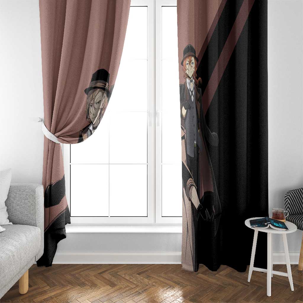 Chuuya Nakahara Window Curtain Anime Style