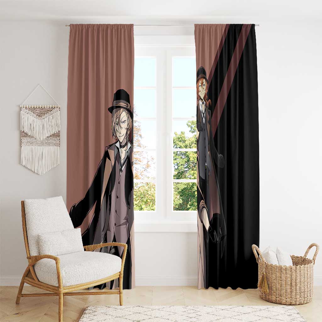 Chuuya Nakahara Window Curtain Anime Style