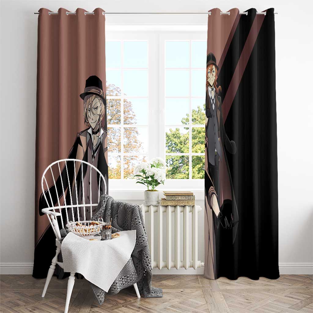 Chuuya Nakahara Window Curtain Anime Style