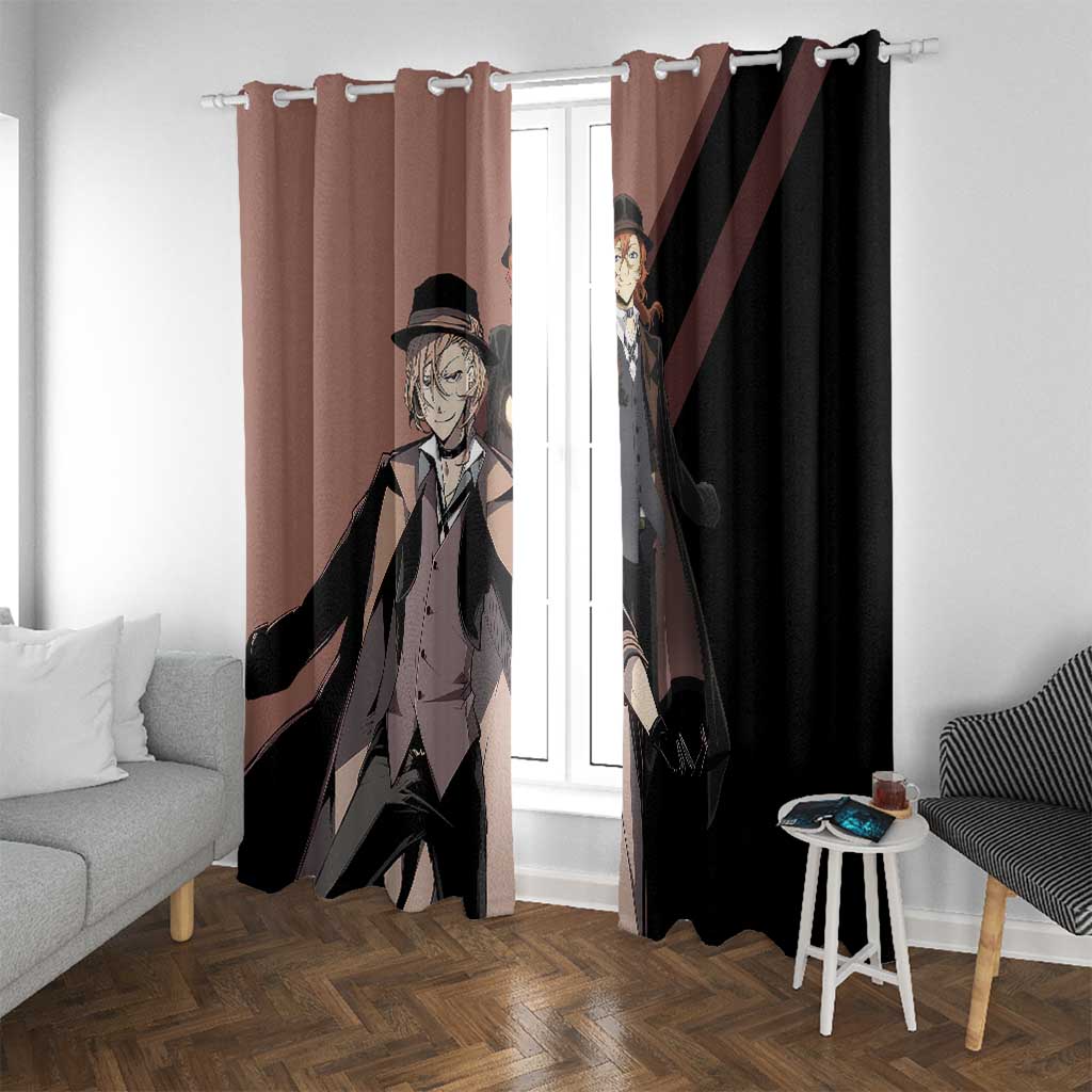 Chuuya Nakahara Window Curtain Anime Style