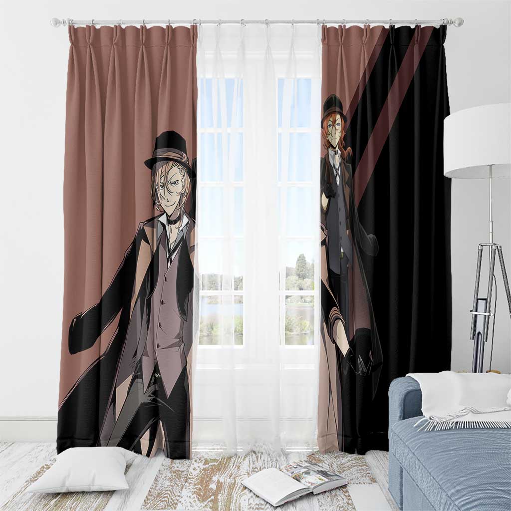 Chuuya Nakahara Window Curtain Anime Style