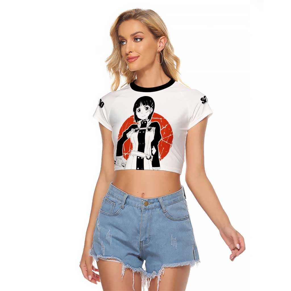 Suguha Kirigaya - Sword Art Online Raglan Cropped T Shirt Anime Style