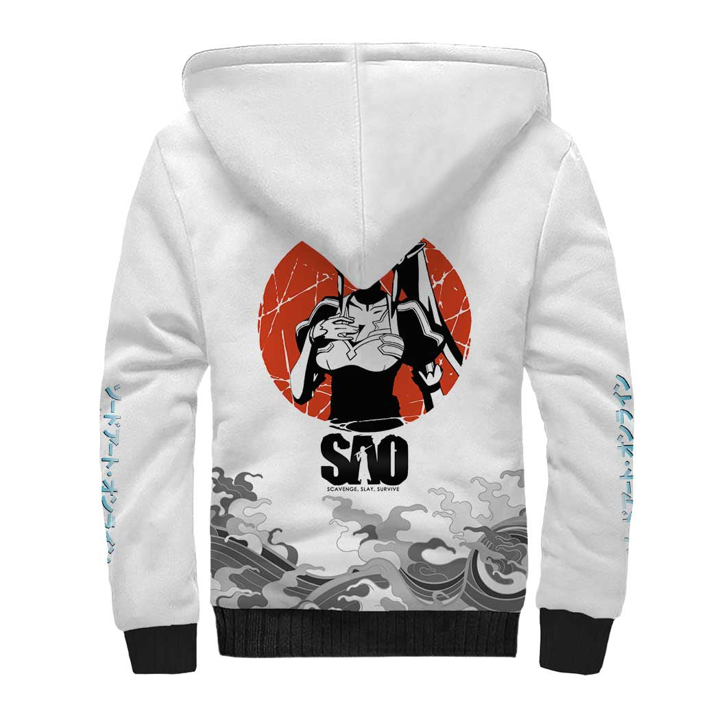 Suguha Kirigaya - Sword Art Online Sherpa Hoodie Anime Style