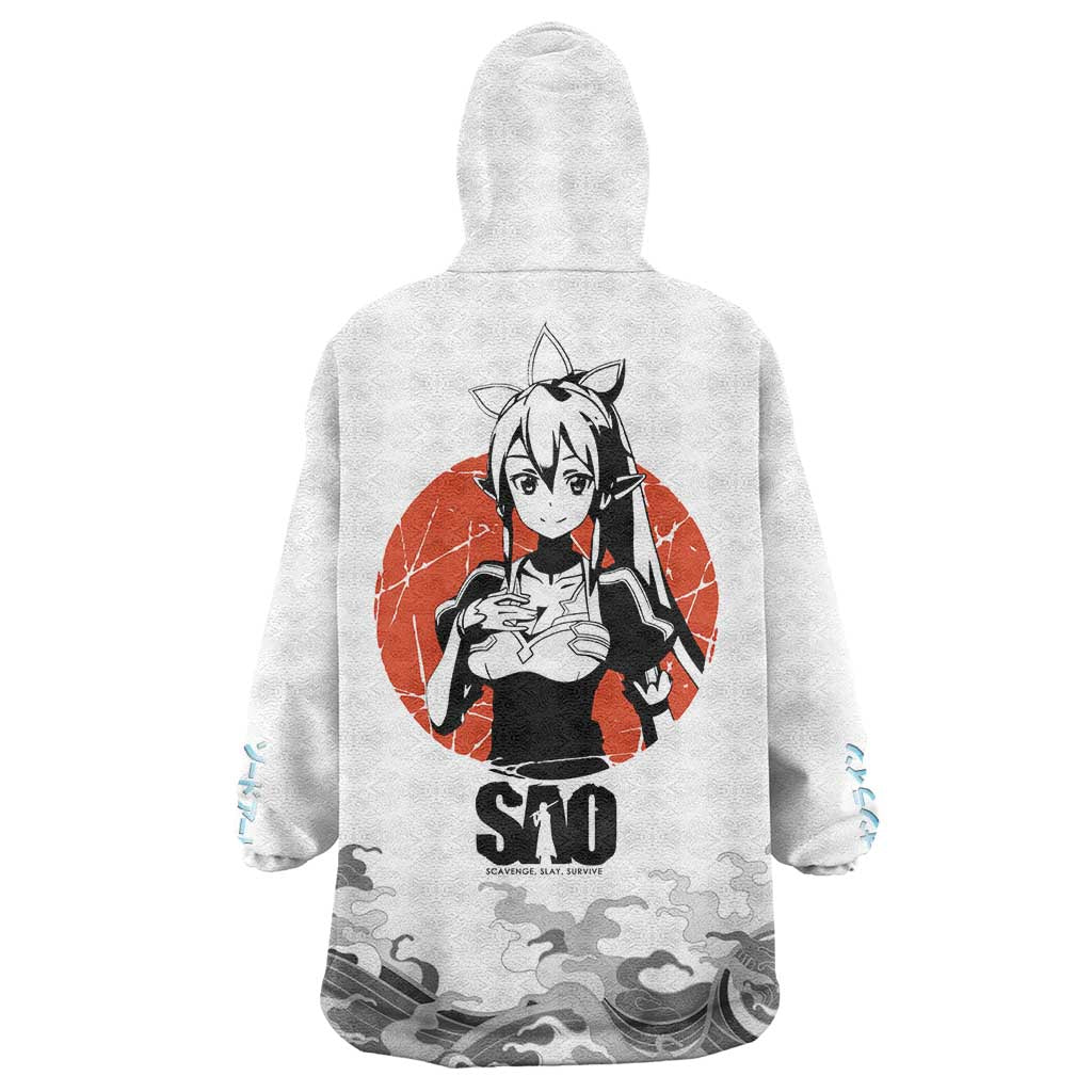 Suguha Kirigaya - Sword Art Online Wearable Blanket Hoodie Anime Style