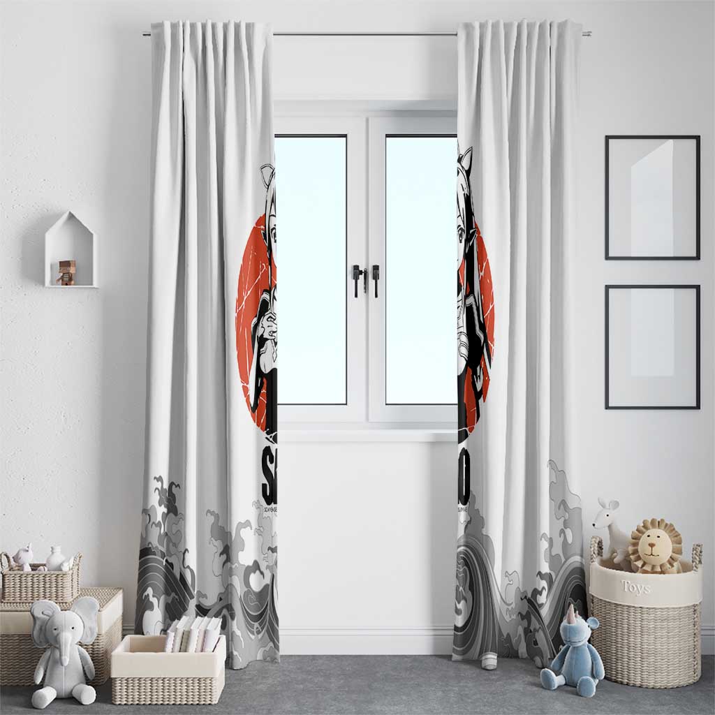 Suguha Kirigaya - Sword Art Online Window Curtain Anime Style