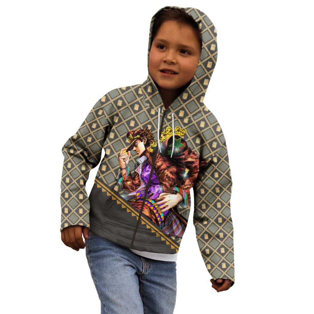 Jotaro Kujo - JoJo no Kimyo na Boken Kid Hoodie Anime Style