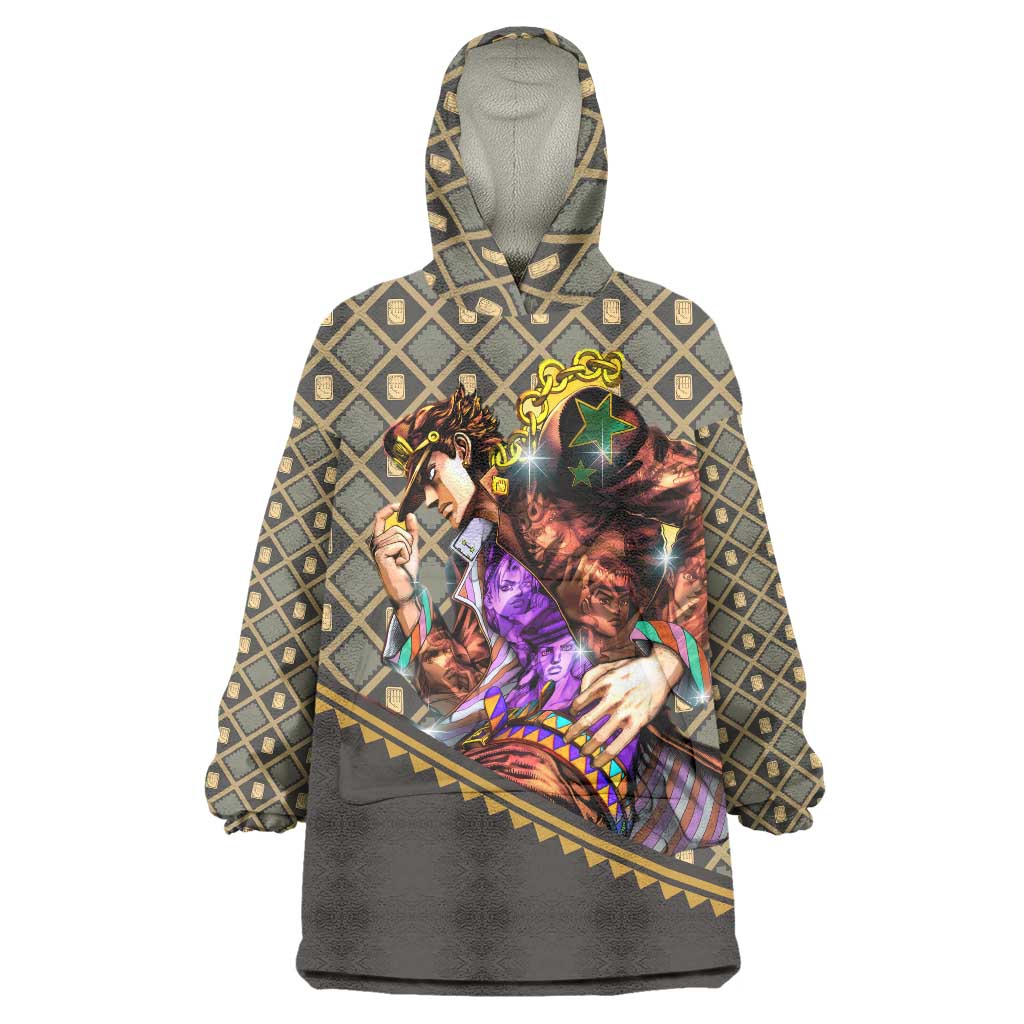 Jotaro Kujo - JoJo no Kimyo na Boken Wearable Blanket Hoodie Anime Style