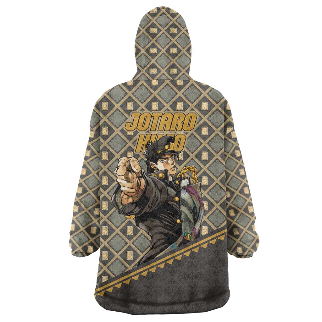 Jotaro Kujo - JoJo no Kimyo na Boken Wearable Blanket Hoodie Anime Style