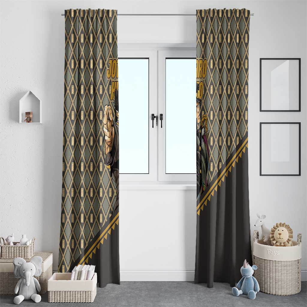 Jotaro Kujo - JoJo no Kimyo na Boken Window Curtain Anime Style