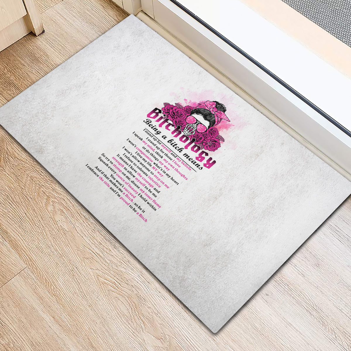 bitchology-being-a-bitch-means-rubber-doormat