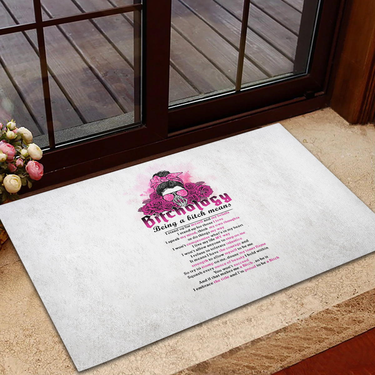 bitchology-being-a-bitch-means-rubber-doormat