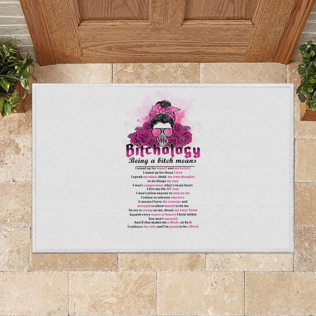 bitchology-being-a-bitch-means-rubber-doormat
