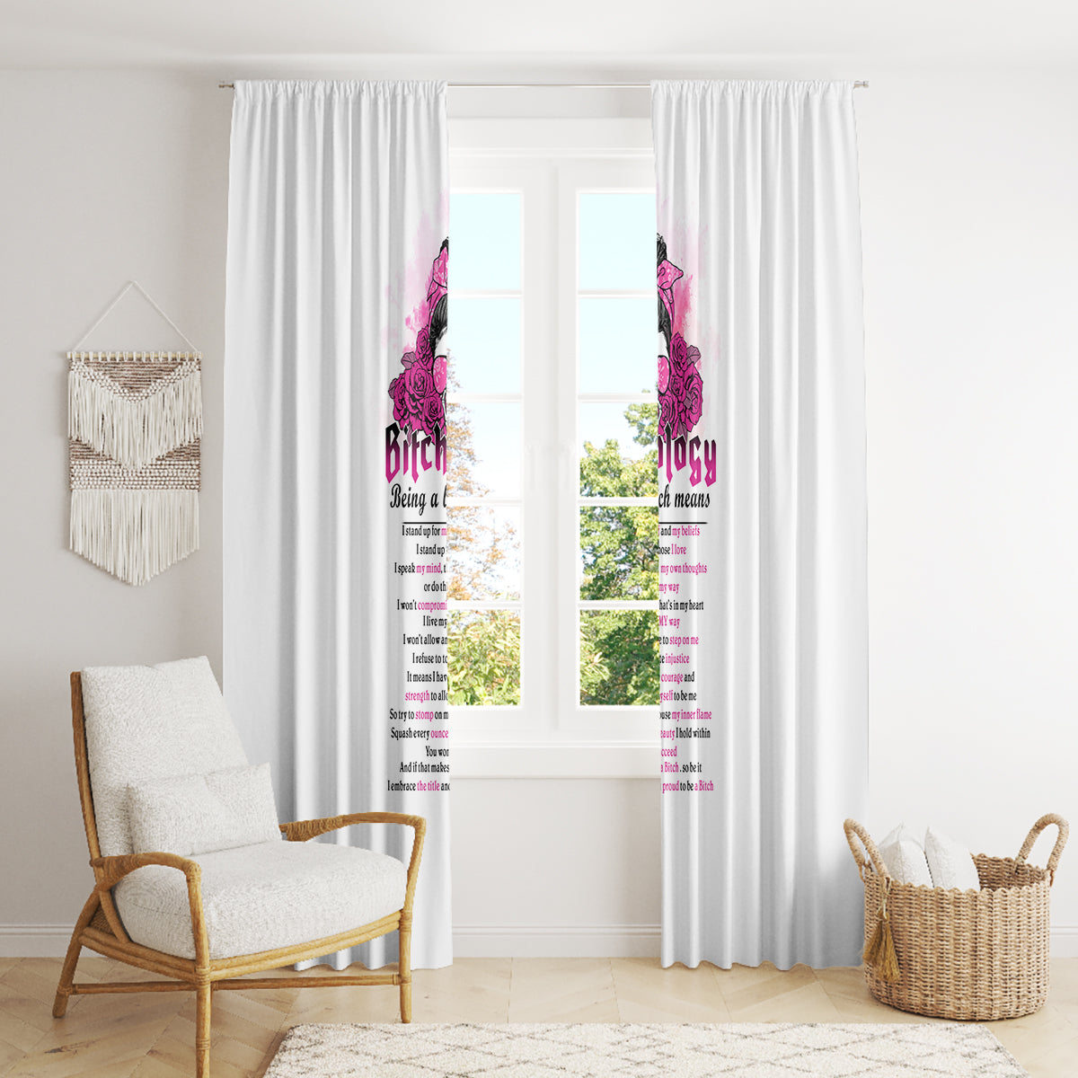 bitchology-being-a-bitch-means-window-curtain