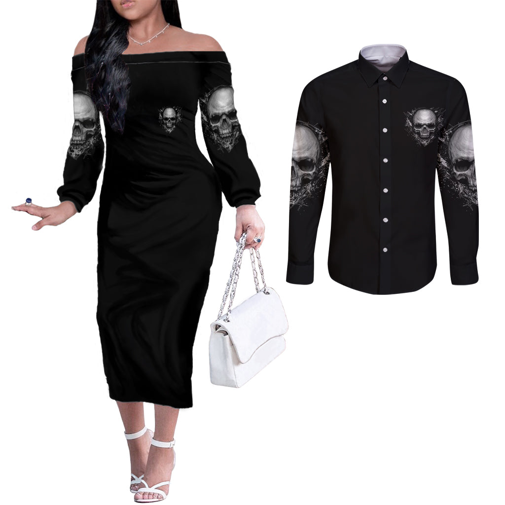 underestimate-me-thatll-be-fun-couples-matching-off-the-shoulder-long-sleeve-dress-and-long-sleeve-button-shirt