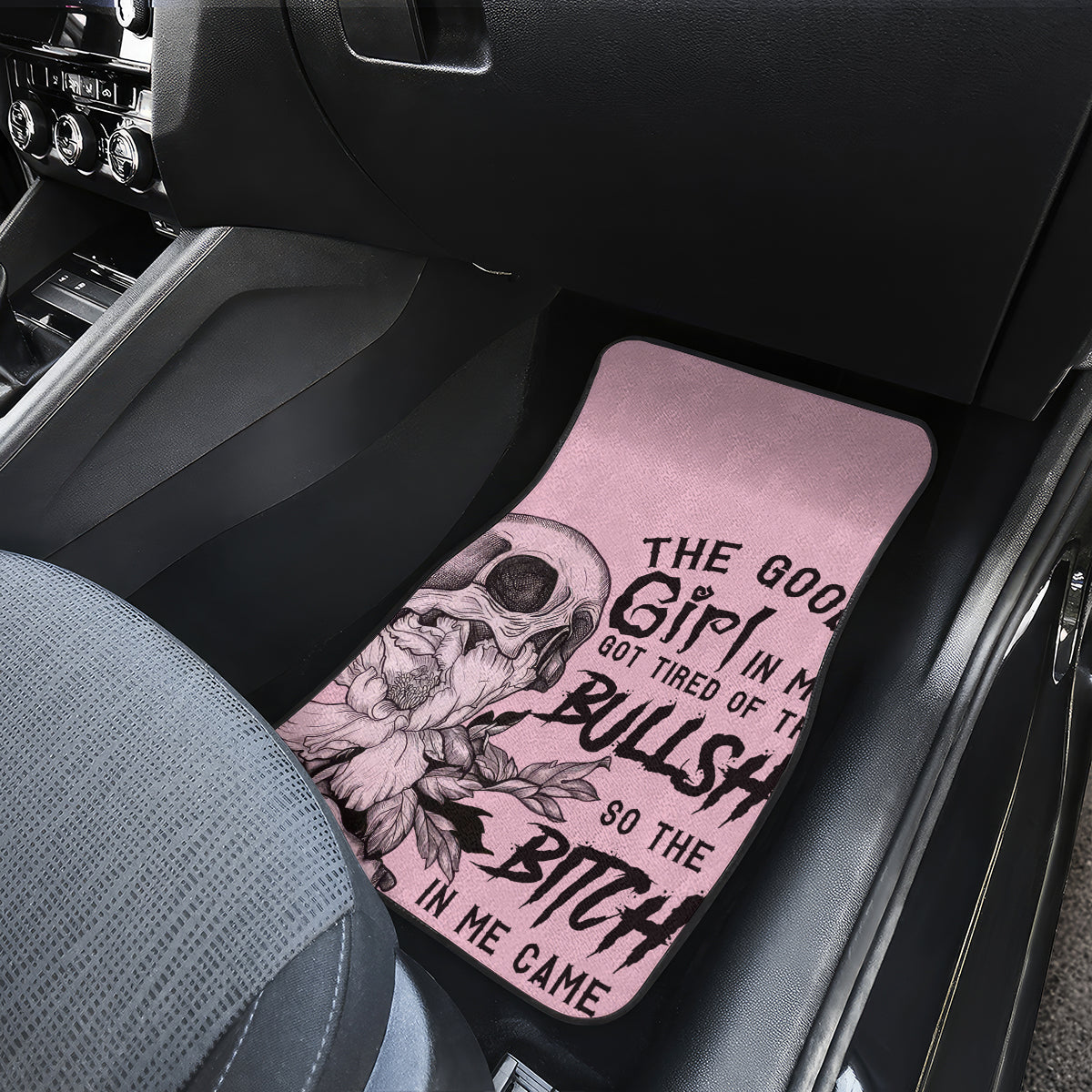 the-good-girl-in-me-got-tired-skull-car-mats