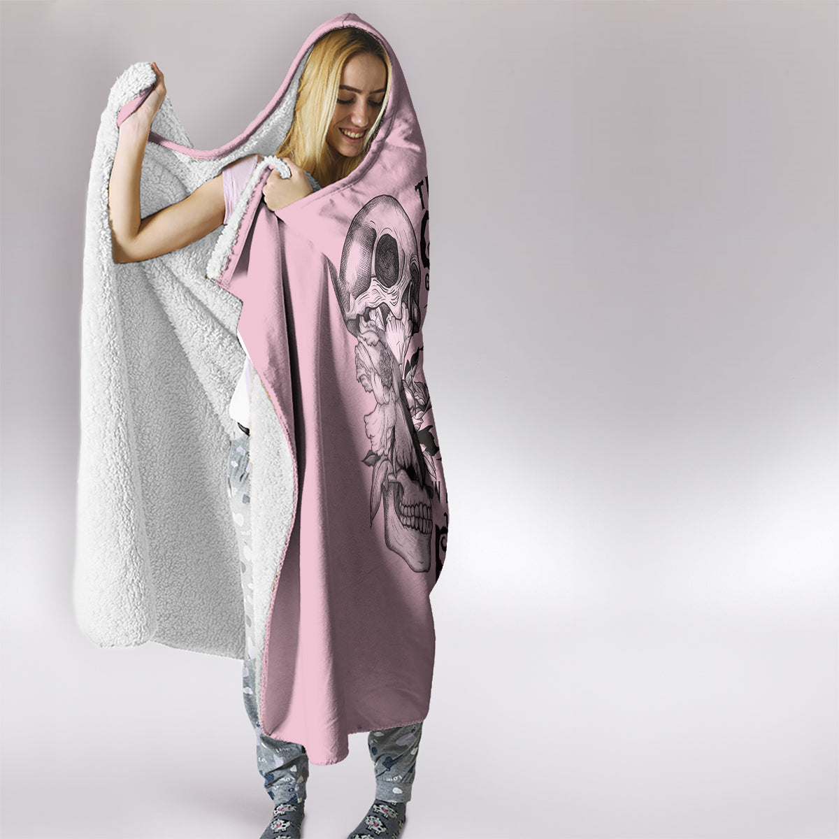 the-good-girl-in-me-got-tired-skull-hooded-blanket