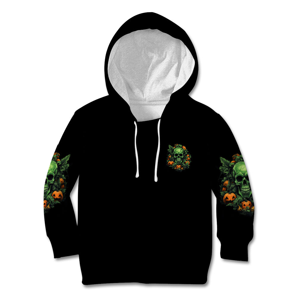 your-demons-hide-under-your-bed-skull-halloween-kid-hoodie