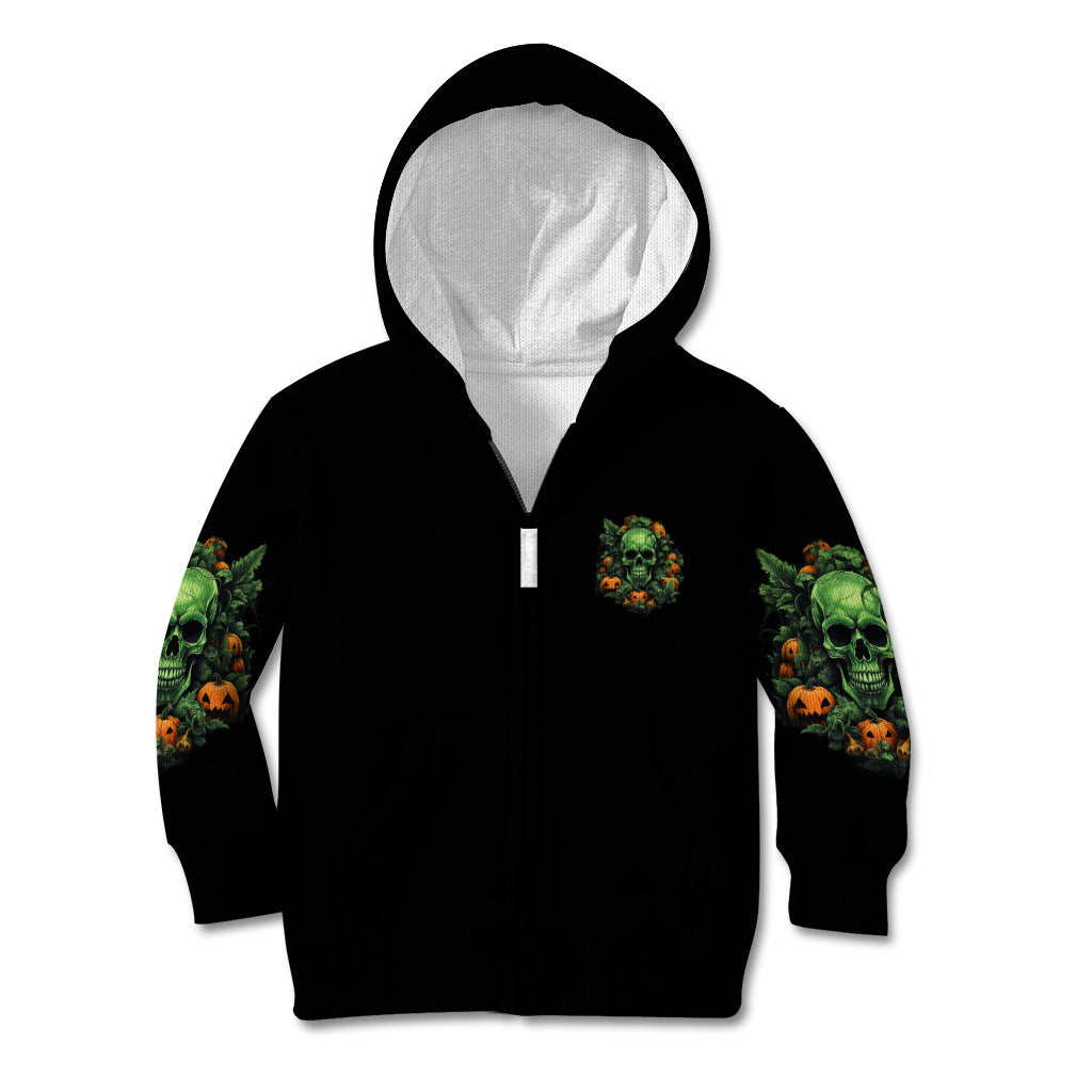 your-demons-hide-under-your-bed-skull-halloween-kid-hoodie